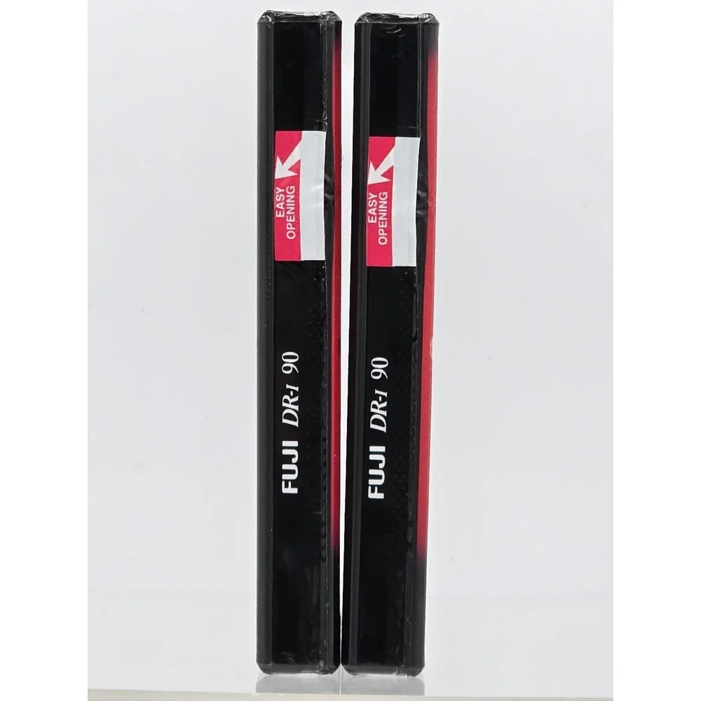 2 Lot - Fuji Audio Cassette Blank Tapes New Sealed DR-I 90 Minutes Normal‎ Bias